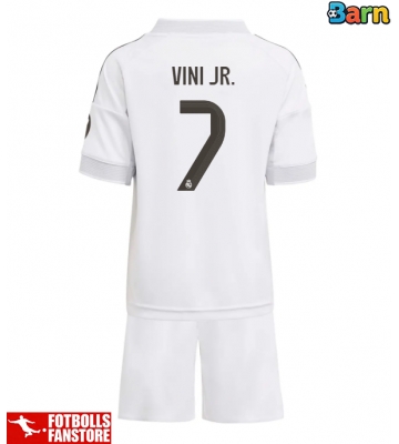 Real Madrid Vinicius Junior #7 Hemmatröja Barn 2025-26 Kortärmad (+ Korta byxor)